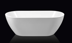 BelBagno BB70-1500 Отдельностоящая акриловая ванна в комплекте со сливом-переливом, 150x75, цвет: белый фото