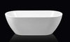BelBagno BB70-1500 Отдельностоящая акриловая ванна в комплекте со сливом-переливом, 150x75, цвет: белый