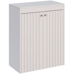 Lemark ROMANCE LM07R35N-SH Шкаф 60 см подвесной/напольный, с откидной корзиной для белья, цвет корпуса, фасада: Белый глянец фото