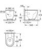 GROHE Essence 3957300H Чаша унитаза приставного под скрытый бачок
