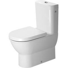 Duravit Darling 931100005 Бачок 40,5х16 мм, подключение снизу, с механизмом двойного смыва, кнопка хром, цвет белый фото