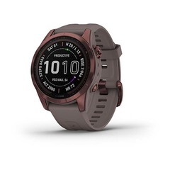 Часы Garmin Fenix 7S Saphire Solar / Bronze Спортивные, Shale Gray серый
