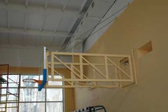 Ферма баскетбольная настенная складная вынос 3,2м.