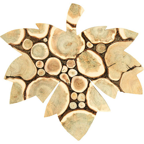Панно из можжевельника Кленовый лист, 30 × 30 см - 5