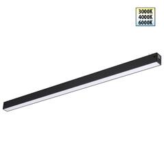 359940 PORT NT25 208 черный Трековый светильник с переключ. цв. темпер. IP20 LED 3000К\4000К\6000К 30W 90-240V VECTOR