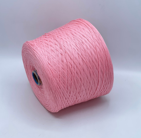 Бобинная пряжа,Cotton combed, 318м(смотка в 8 нитей). 100%Хлопок, Розовый(528), 41429