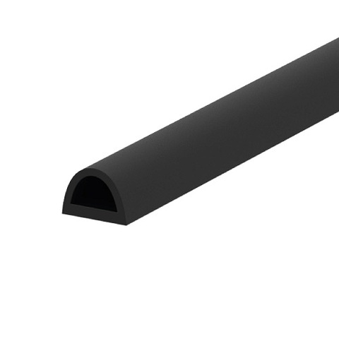 Уплотнитель самоклеящийся FUARO ADH/D-21x15mm, BLACK черный 50м /65871/