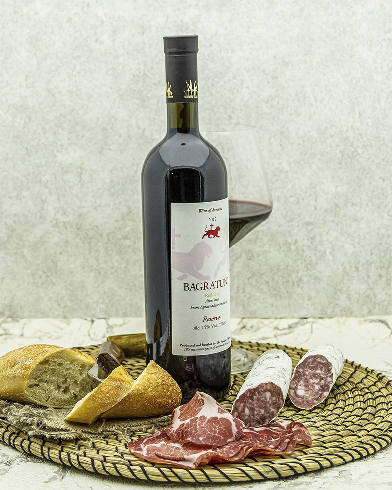 Вино Maran Winery Багратуни Красное Сухое Выдержанное 2012 г.у. 15,0% 0,75 л, Армения