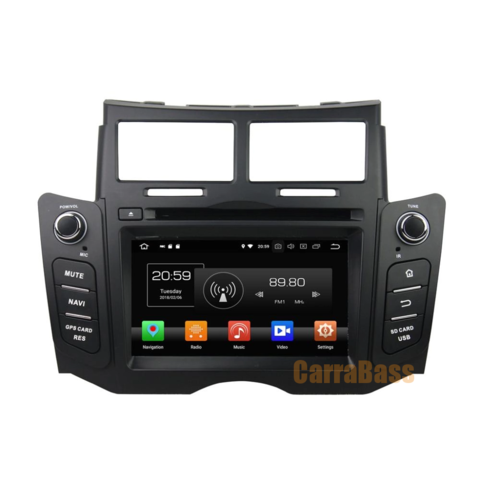 Штатная магнитола Toyota Yaris 2005-2010 Android 8.1 2/16GB IPS DSP  модель KD-6221PX5