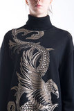 Платье из шерсти и вискозы ROBERTO CAVALLI
