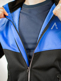 Утеплённый лыжный костюм ArsWear Blue-Black Professional с лямками мужской