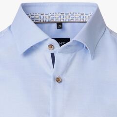 Сорочка мужская Venti Modern Fit 154410000-100 голубая с цветной отделкой