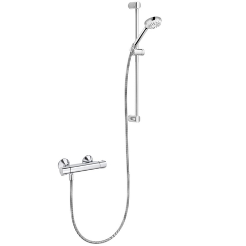Kludi Logo 6857505-00 Термостат с душевым гарнитуром, цвет: хром