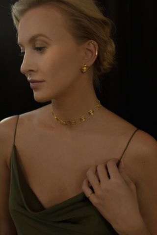 Кафф Драко, серебро 925, позолота 18k 6