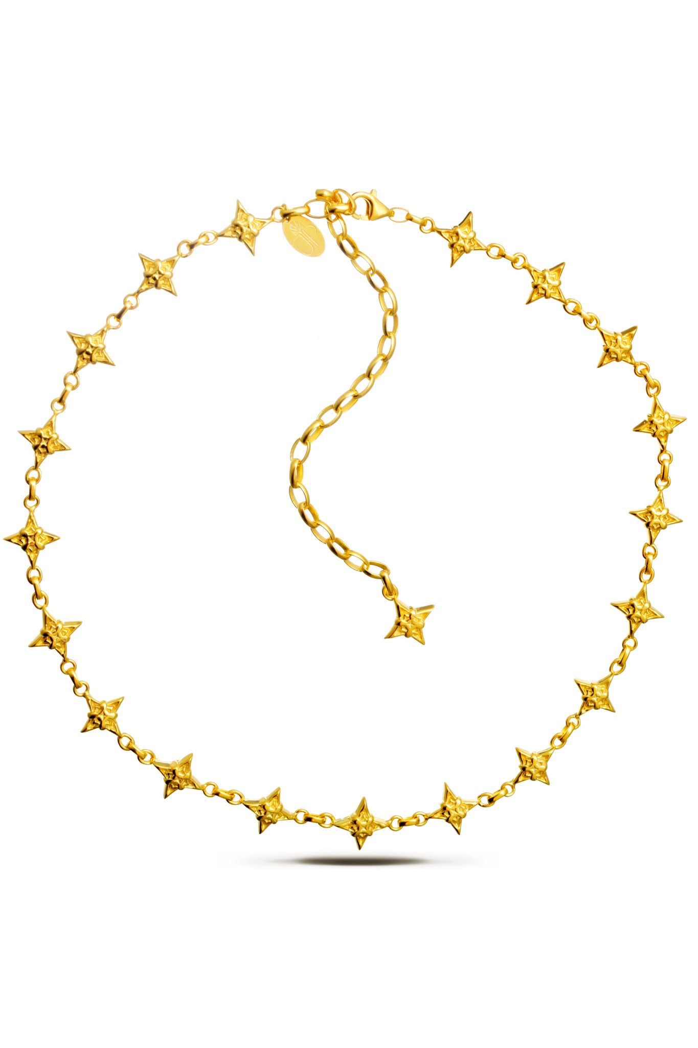 Колье Нембус мини, позолота, серебро 925, позолота 18k