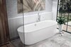 Cezares METAURO-CENTRAL-180-80-40-W-MATT Акриловая ванна 180x80, цвет: белый