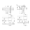 Duravit Darling 931100005 Бачок 40,5х16 мм, подключение снизу, с механизмом двойного смыва, кнопка хром, цвет белый