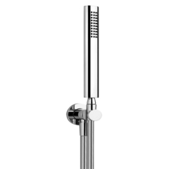 Gessi Ovale 21623#031 Душевой комплект: вывод воды на 1/2”, держатель и ручной душ, цвет: хром фото