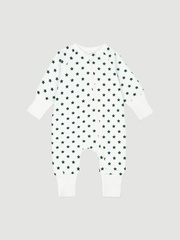 Комбинезон на манжетах Mjölk Green Stars, с рукавом реглан, уценка