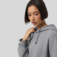 Толстовка Alpha Industries Essential Hoodie Medium Charcoal Heather (Серая)
