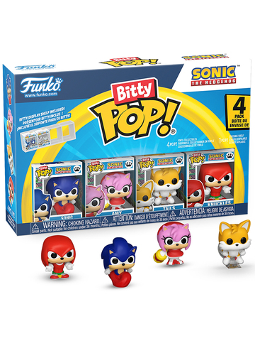 Funko Bitty POP! Sonic the Hedgehog (Sonic + Amy + Tails + Knuckles) 4PK