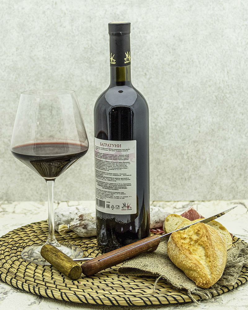Вино Maran Winery Багратуни Красное Сухое Выдержанное 2012 г.у. 15,0% 0,75 л, Армения