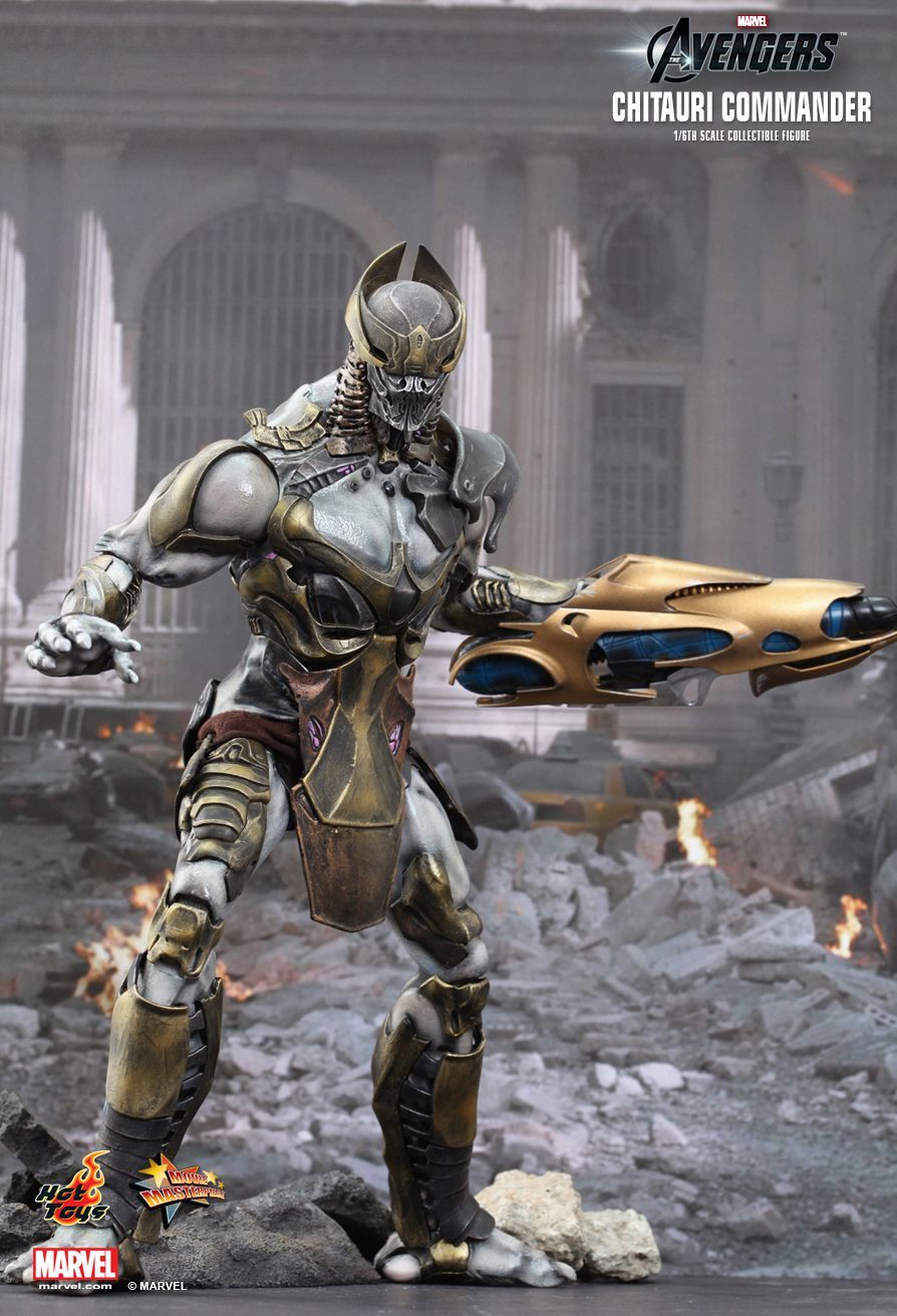 Фигурки Читаури Коммандер и Пехотинец из фильма Мстители Hot Toys