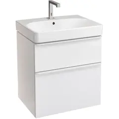 Geberit Smyle Square 500.352.00.1 Тумба под раковину 58.4x61.7x47см, Белый / Высокоглянцевое покрытие фото