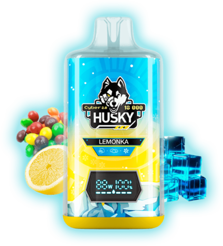HUSKY CYBER 2.0 18000 Lemonka - Лимон Скитлс лед