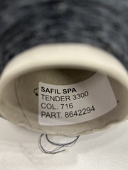 Меринос (50%) с ПА (50%) SAFIL TENDER 330 серый графит