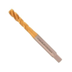 Метчик №8 -36-UNF (Машинный, винт.) DIN371 HSSE-TiN C/2-3P R45 63мм a=3,4 H-Tools 76708ETHT