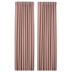 Комплект штор IKEA ANNAKAJSA (АННАКАЙСА), Розовый, 145x250 см, 2 шт