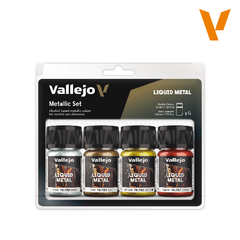 Metallic Set - Gold, Silver And Copper 4x35ml
