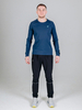 Мужской тренировочный лонгслив Noname Clima Long Shirt 26 dark blue - 10