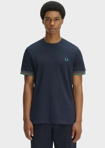 Футболка FRED PERRY Twin Tipped Cuff T-Shirt