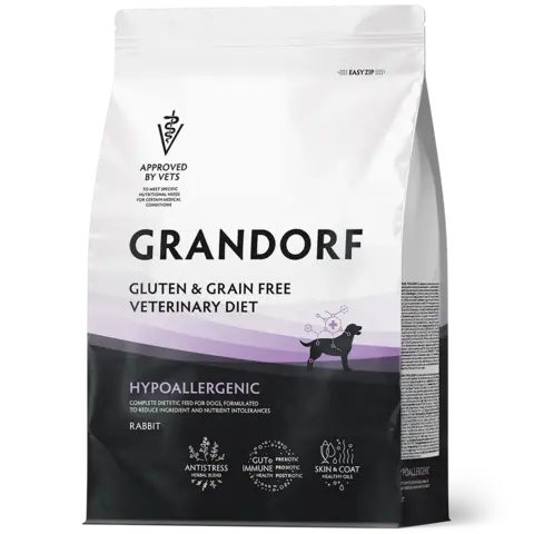 Grandorf Hypoallergenic сухой корм для взрослых собак при пищевой аллергии или непереносимости, 3кг