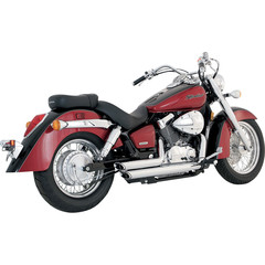 VANCE & HINES EXHAUST SS ST AERO 750 EXHAUST SHORTSHOTS STAGGERED CHROME