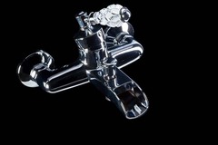 Boheme Vogue Crystal 223-CRST Смеситель для ванны, цвет: хром фото