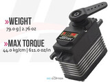 Сервопривод Hitec D980TW (26.0-44.0 кг/см, 0.28-0.17сек/60°, 79г.)