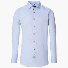Сорочка мужская Venti Modern Fit 154410000-100 голубая с цветной отделкой