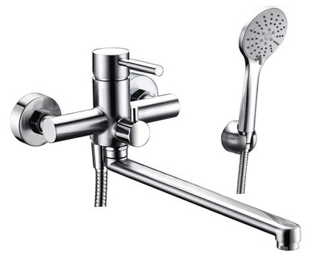 WasserKRAFT Main 4102L Смеситель для ванны с длинным изливом, цвет: хром