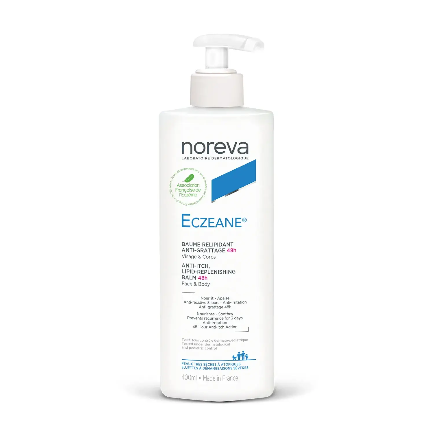 Липидовосстанавливающий бальзам Eczeane Anti-Itch Lipid-Replenishing Balm 48h 400 мл