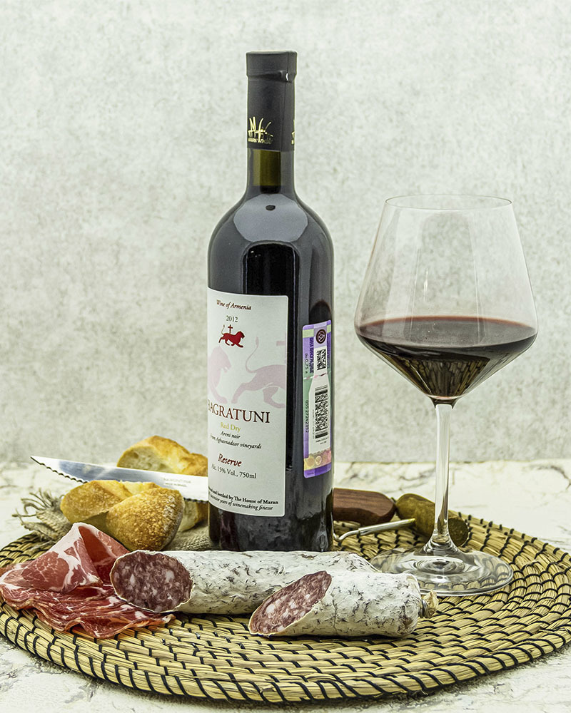 Вино Maran Winery Багратуни Красное Сухое Выдержанное 2012 г.у. 15,0% 0,75 л, Армения