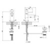 Gessi Ovale 23001#031 Смеситель для раковины на 1 отверстие, с донным клапаном, цвет: хром