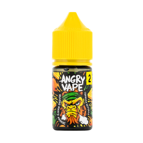 Жидкость Angry Vape Salt 2% 30 ml - Горилла Верзила (яблоко с манго и ананасом)
