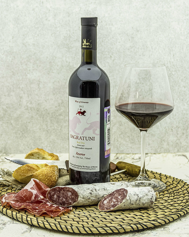 Вино Maran Winery Багратуни Красное Сухое Выдержанное 2012 г.у. 15,0% 0,75 л, Армения