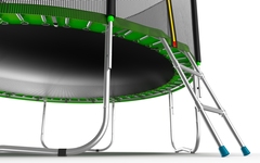 EVO JUMP External 8ft (Green) Батут с внешней сеткой и лестницей, диаметр 8ft (зеленый)