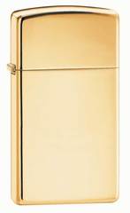 Фото Зажигалка ZIPPO Slim® с покрытием High Polish Brass
