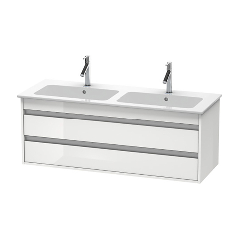 Duravit Ketho KT643202222 База под раковину, для 233613 2 выдв.ящика,480x1270x475мм, цвет белый глянцевый