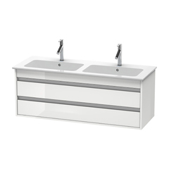 Duravit Ketho KT643202222 База под раковину, для 233613 2 выдв.ящика,480x1270x475мм, цвет белый глянцевый фото